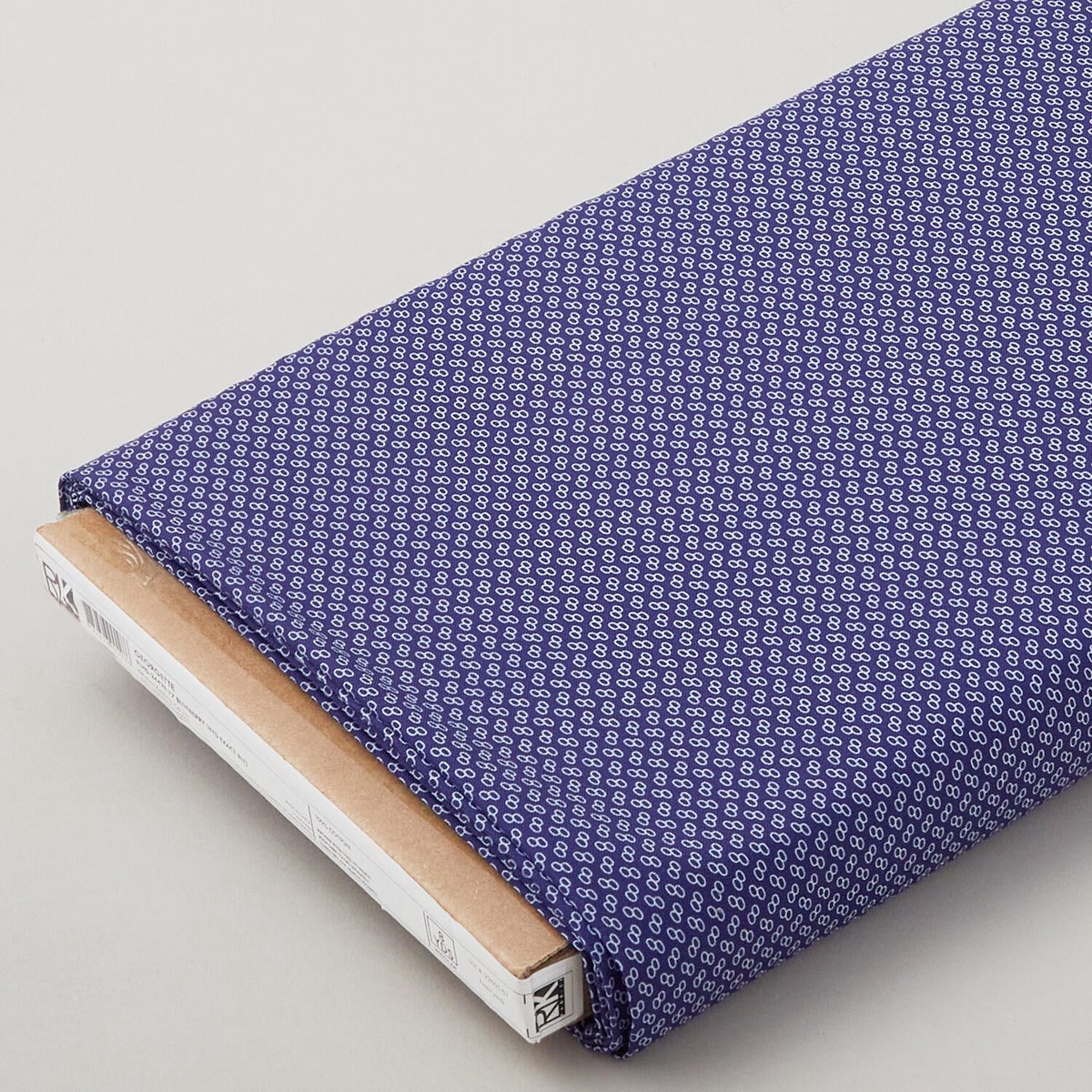 Georgette - Blueberry Linked Ovals Colorstory 8 Yard Bolt